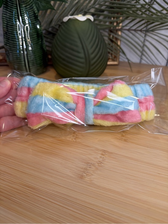 Accessories - Spa Headband with bow - Rainbow - Women’s - OS
